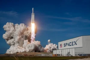 SpaceX IPO: an interview with Althea Trevor at Dimensional Fund Advisors - rocket ship launching during daytime